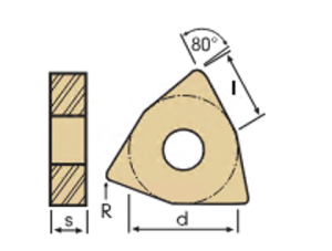 Płytka tokarska WNMG060412-5F V1215 VANDURIT
